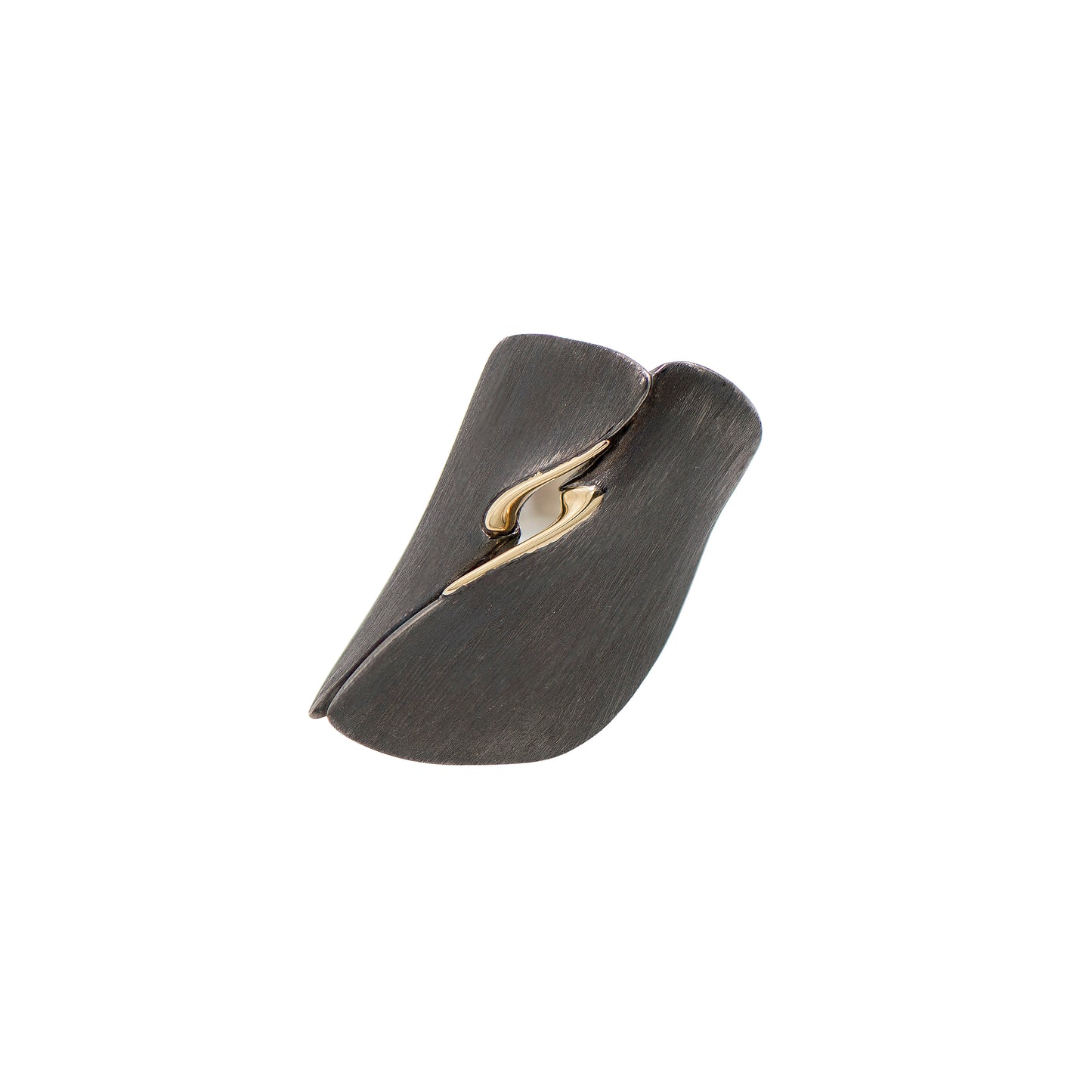 SILVER GOLD RING