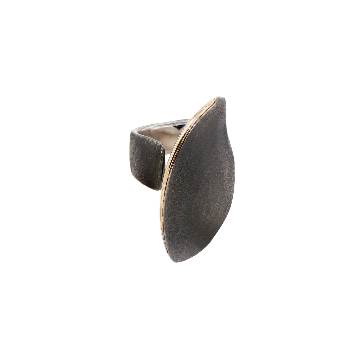 SILVER GOLD RING