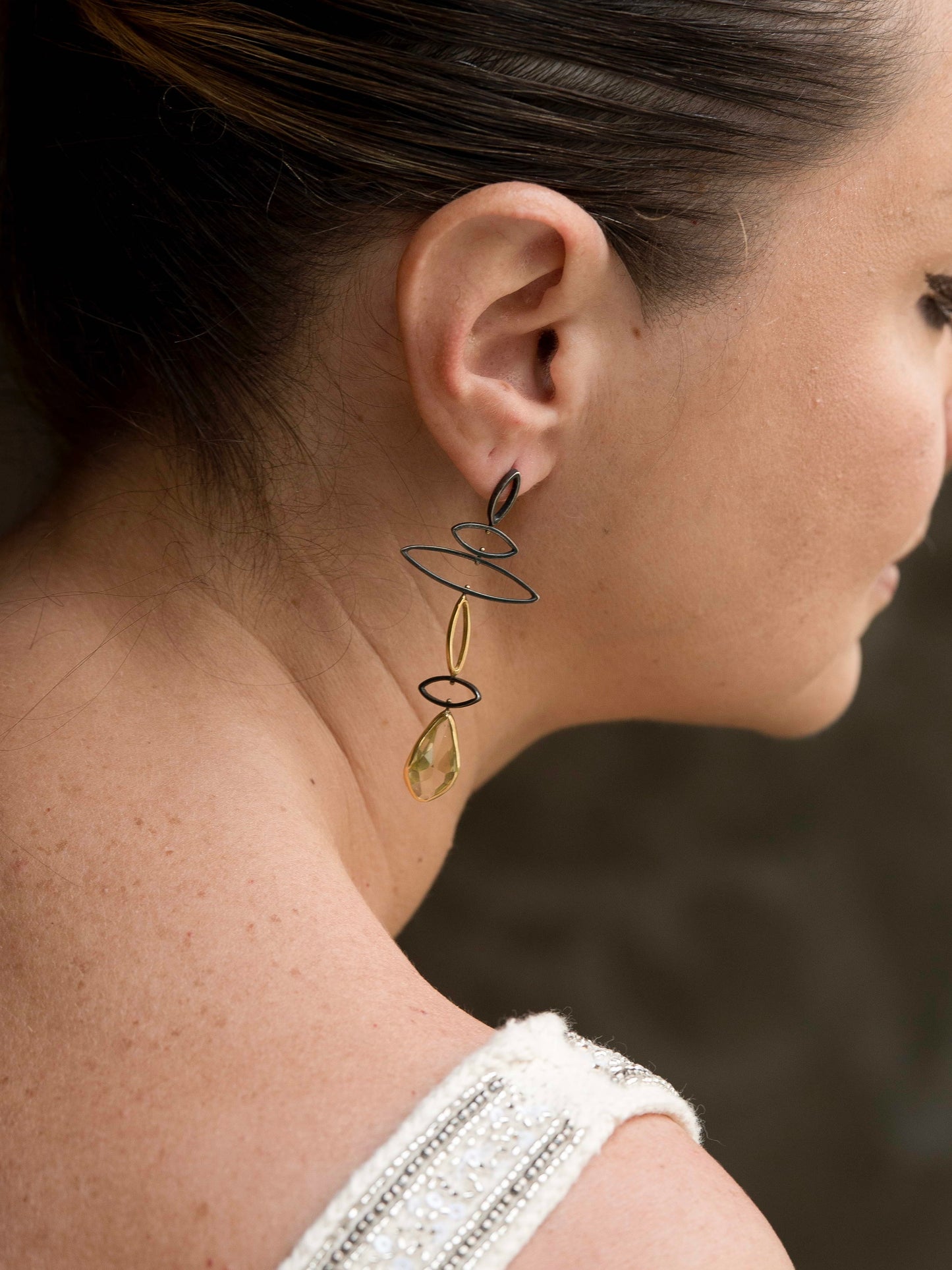 LEMON QUARTZ 8,5ct EARRINGS