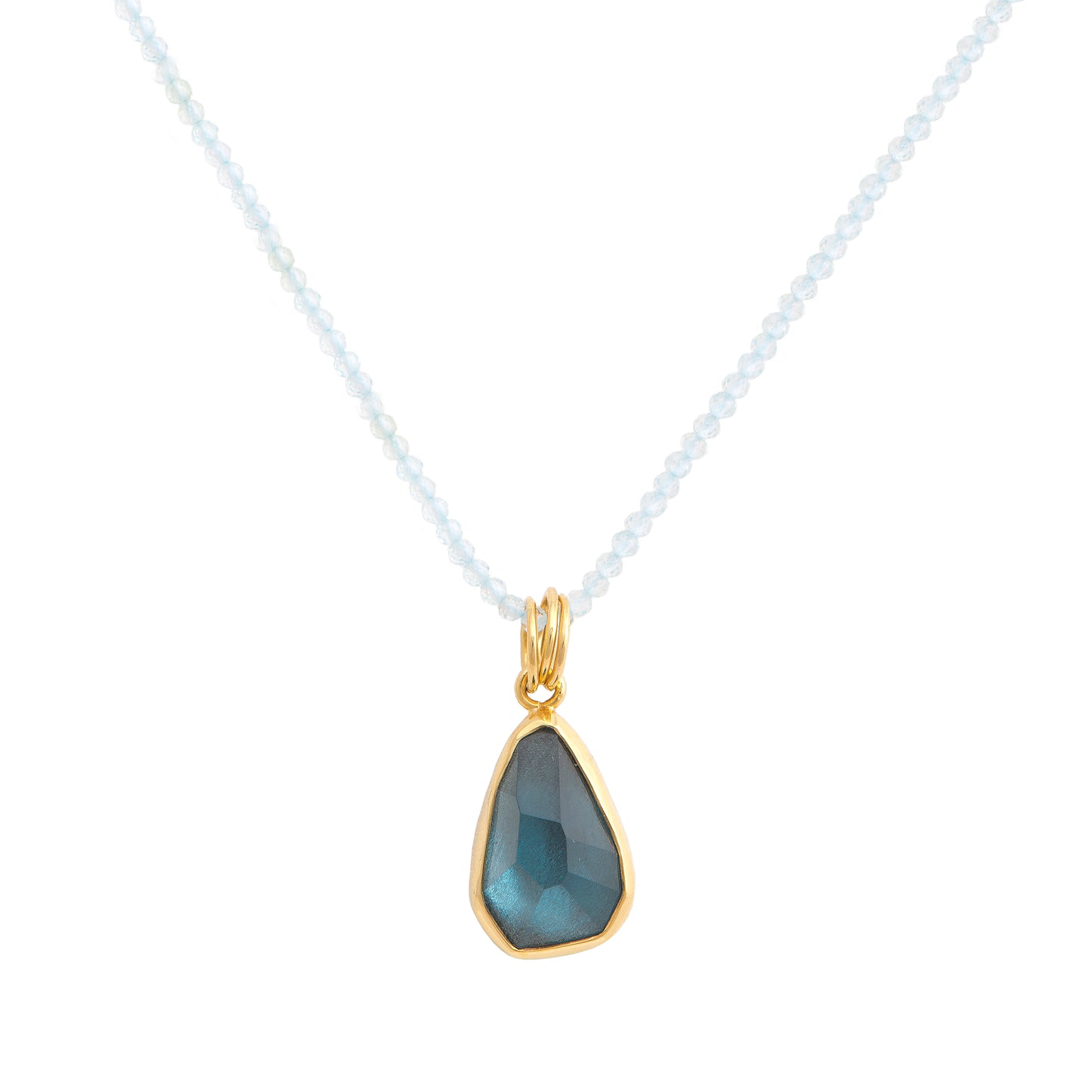 BLUE TOPAZ 7,5ct PENDANT