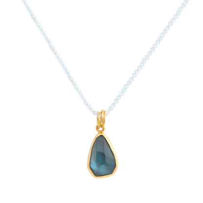 BLUE TOPAZ 7,5ct PENDANT