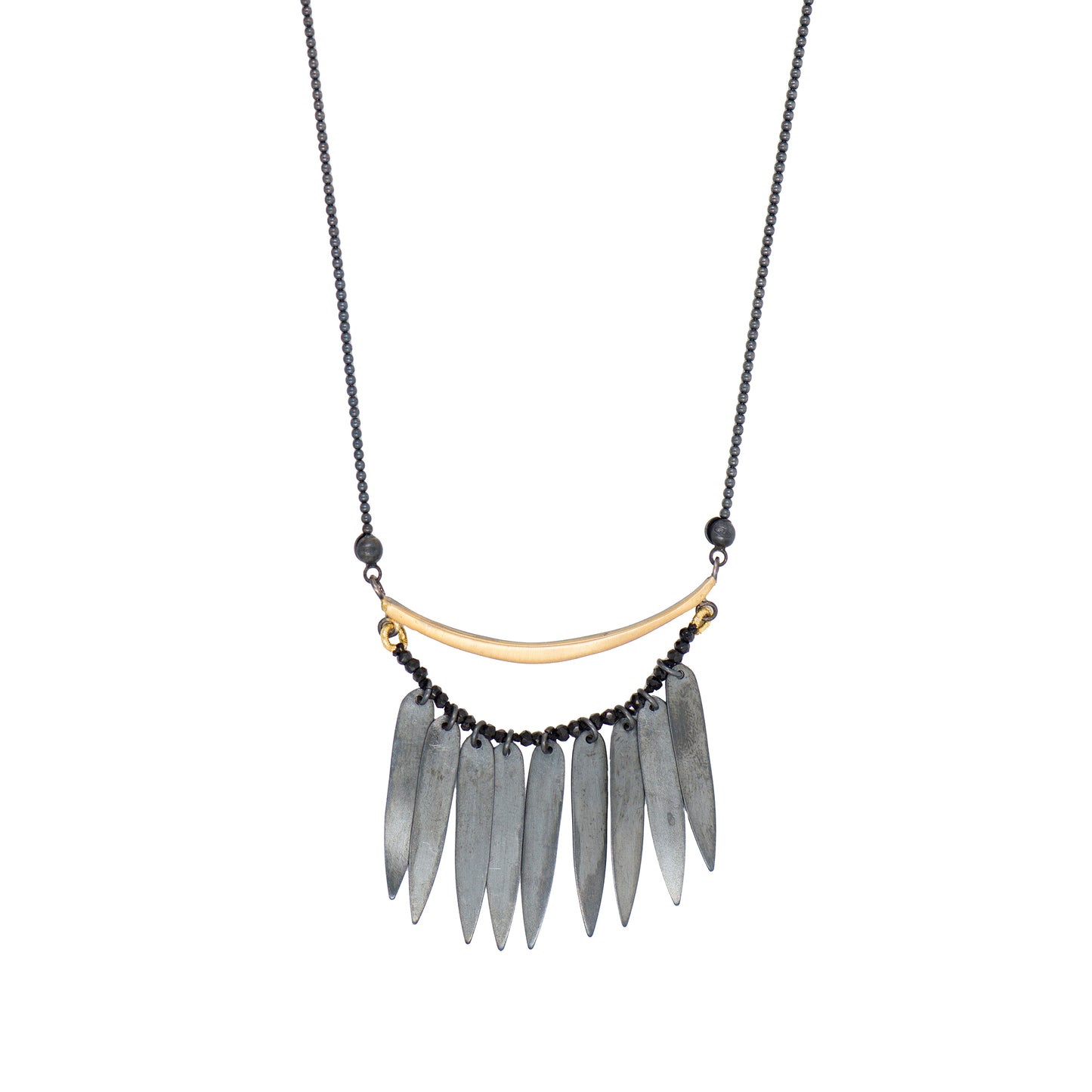 BLACK WINGS NECKLACE