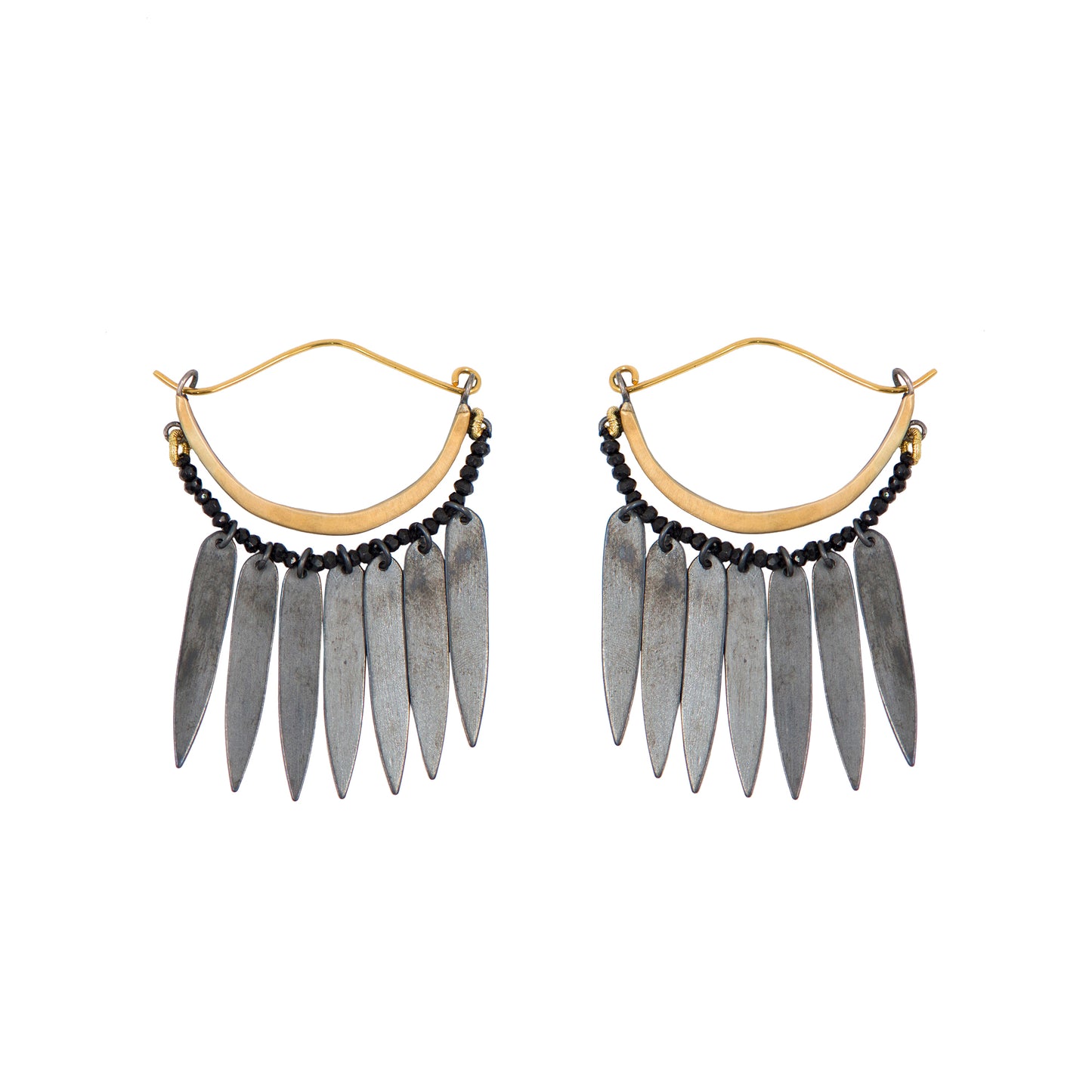 BLACK WINGS EARRINGS