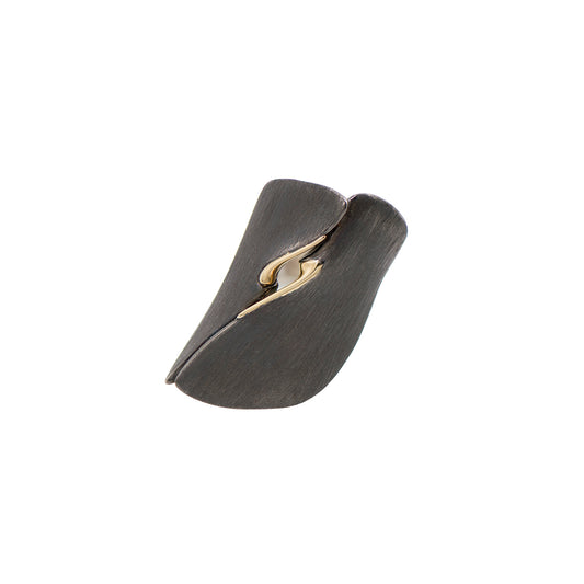 SILVER GOLD RING