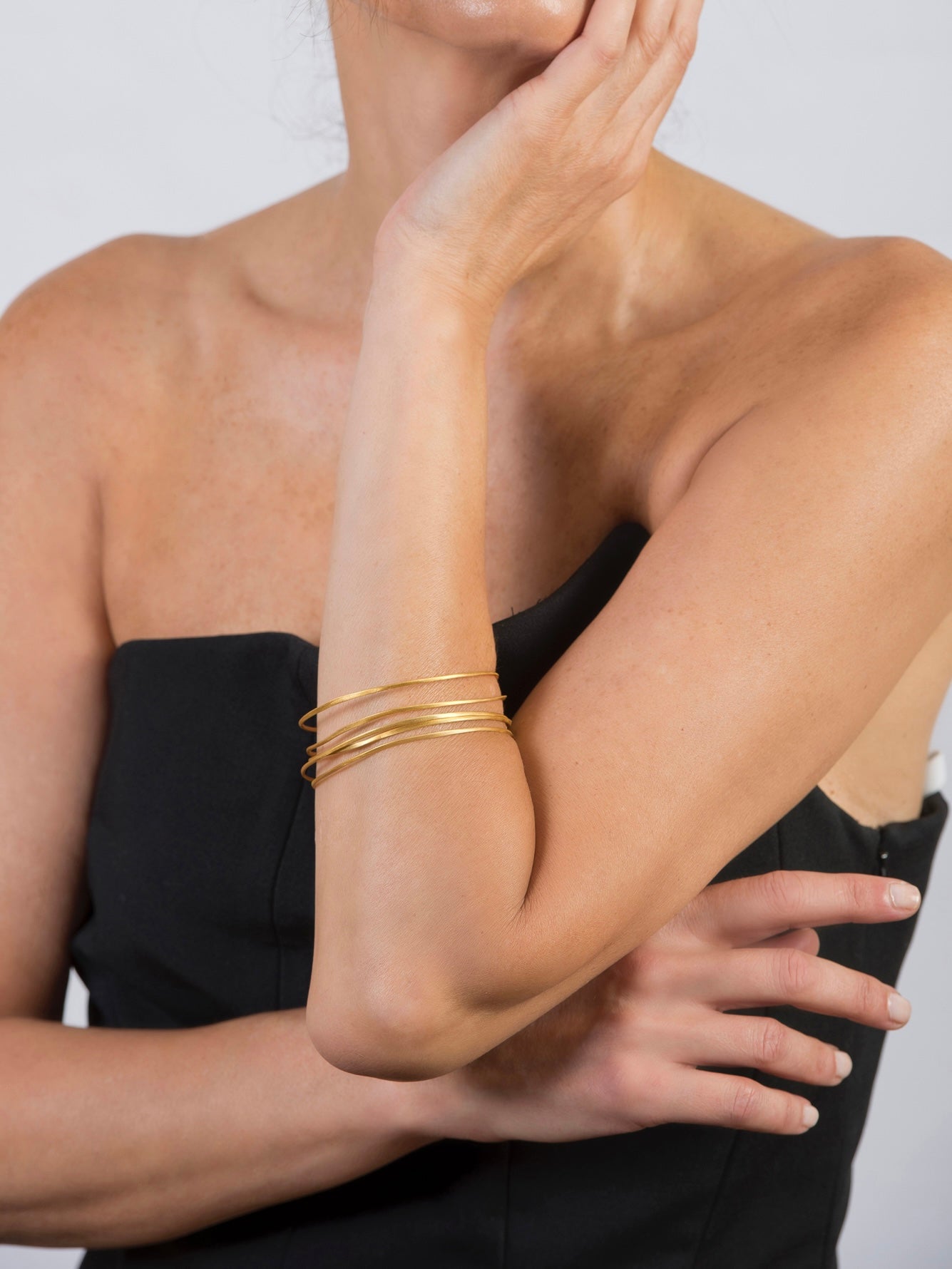 GOLD PLATED SILVER BRACELET