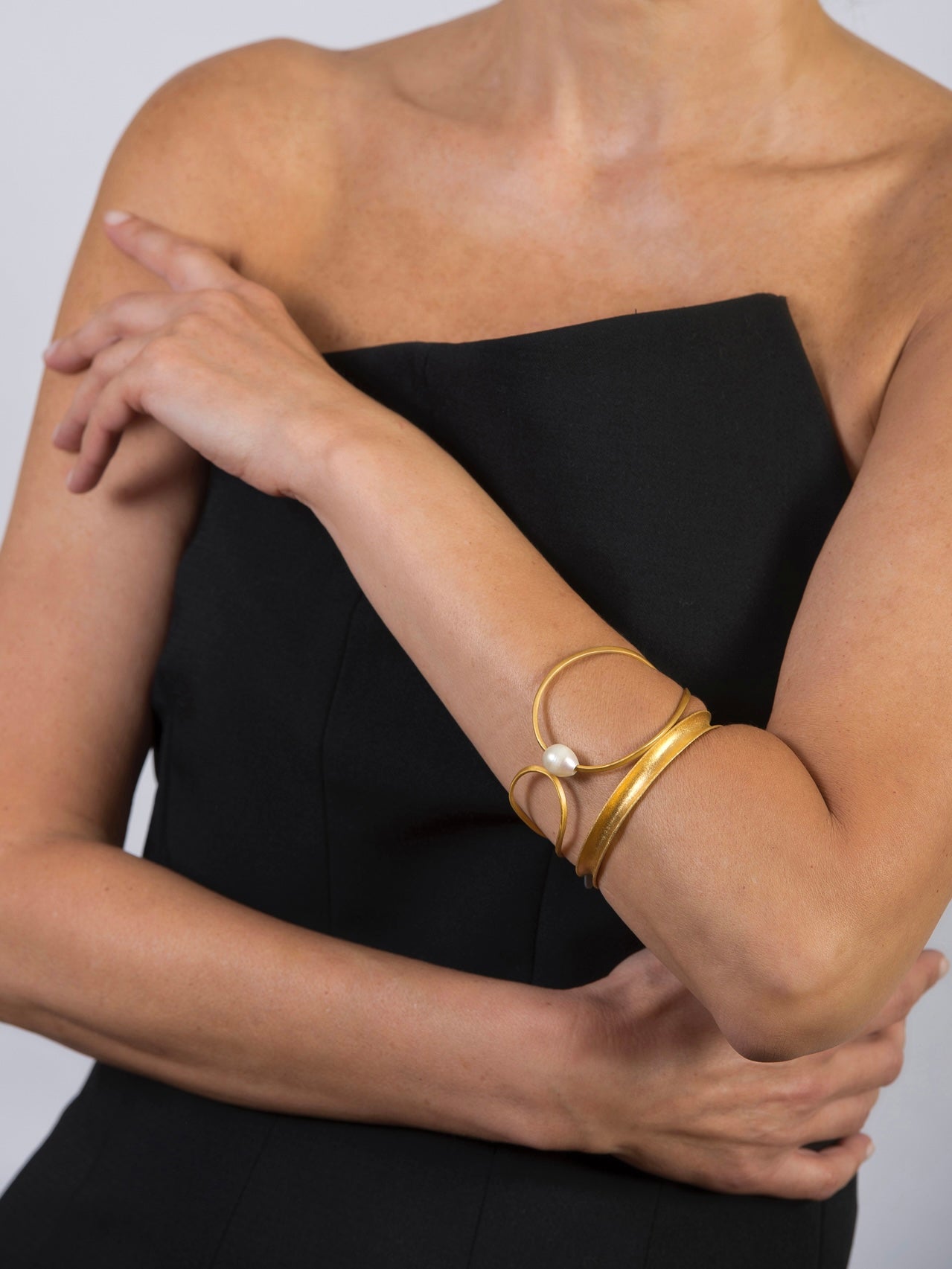 GOLD PLATED SILVER BRACELET