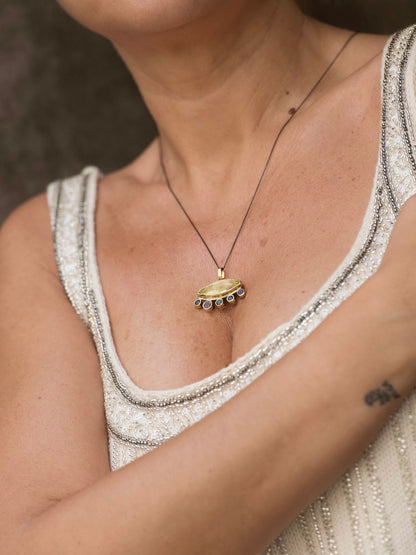LEMON QUARTZ PENDANT 12ct