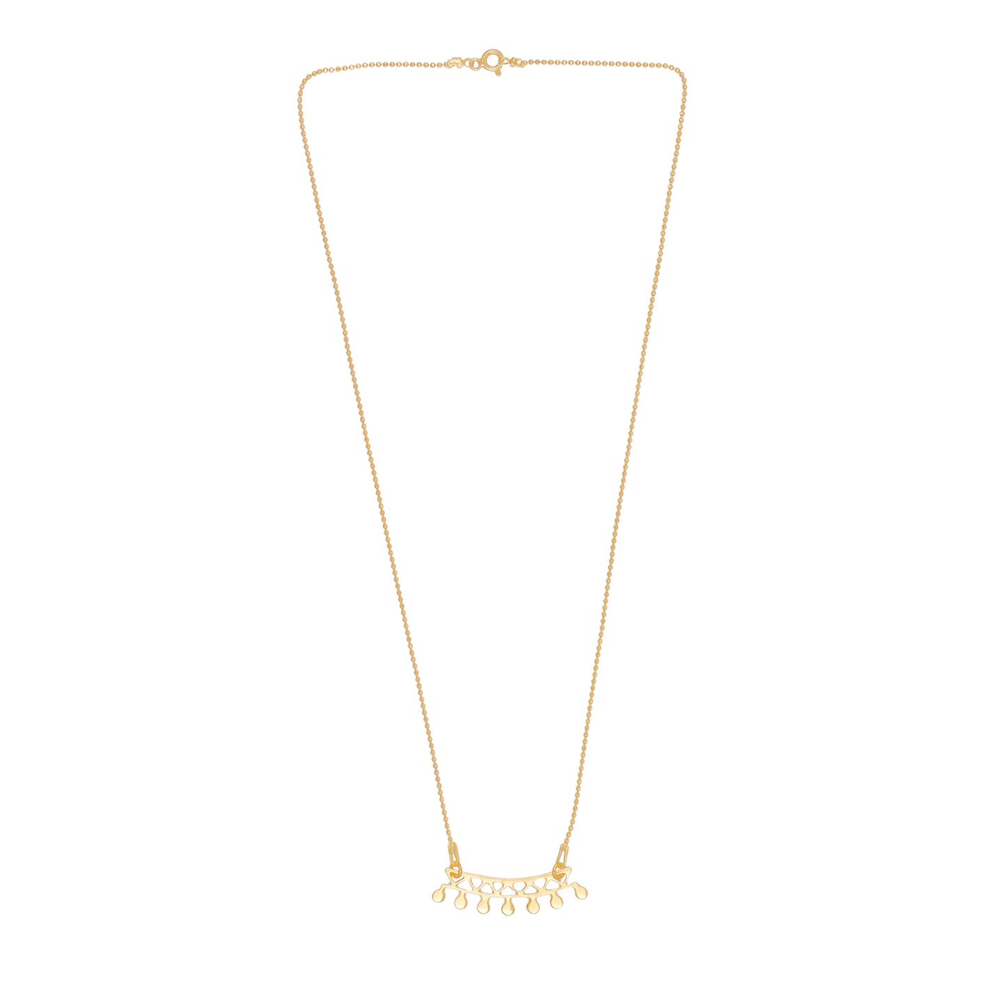 TINOS GOLD PLATED SILVER NECKLACE