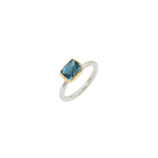 BLUE TOPAZ 2,5ct RING