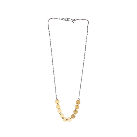 CHAIN CIRCLES NECKLACE
