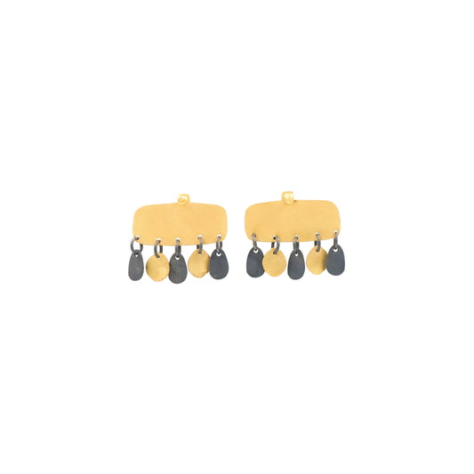 GOLD PLATED SILVER EARRINGS