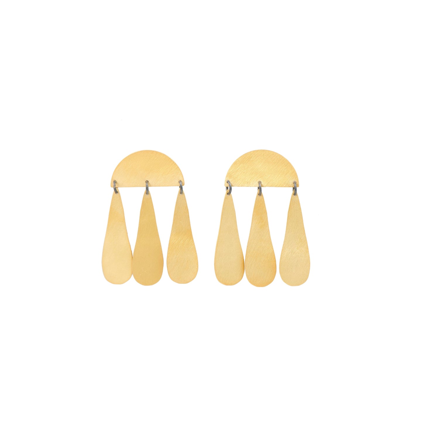 GOLD PLATED SILVER EARRINGS