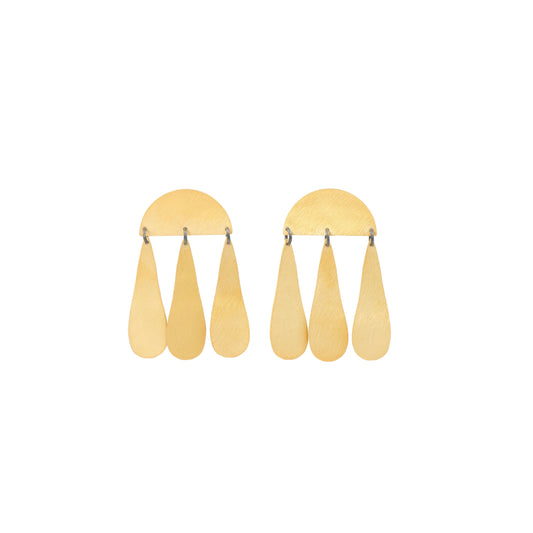 GOLD PLATED SILVER EARRINGS