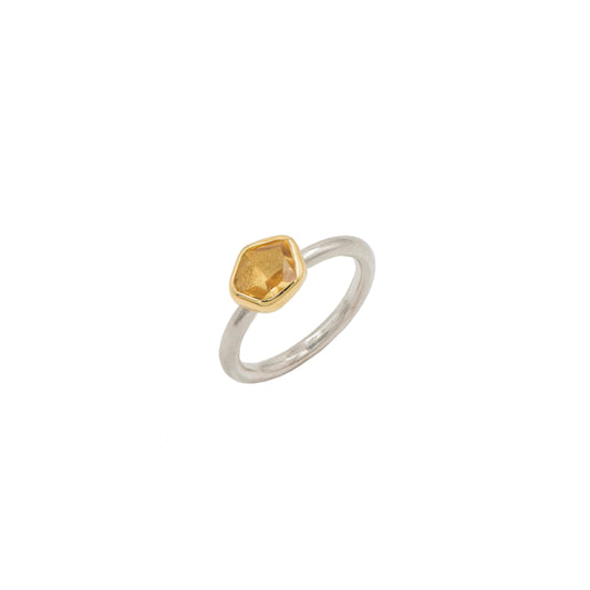 LEMON QUARTZ 1,5ct RING