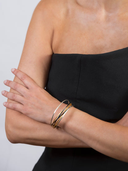 TRICOLOR SILVER BRACELET