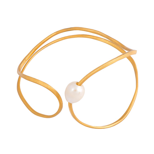GOLD PLATED SILVER BRACELET