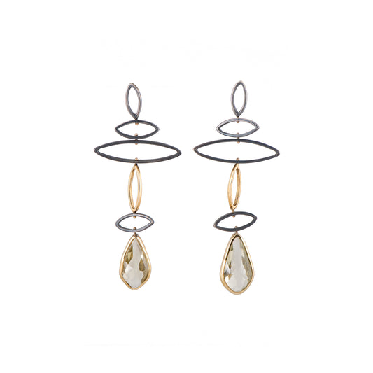 LEMON QUARTZ 8,5ct EARRINGS