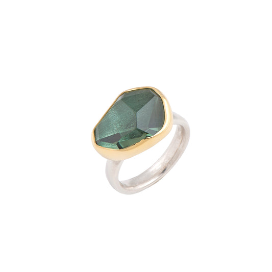 GREEN AMETHYST 11,5ct RING